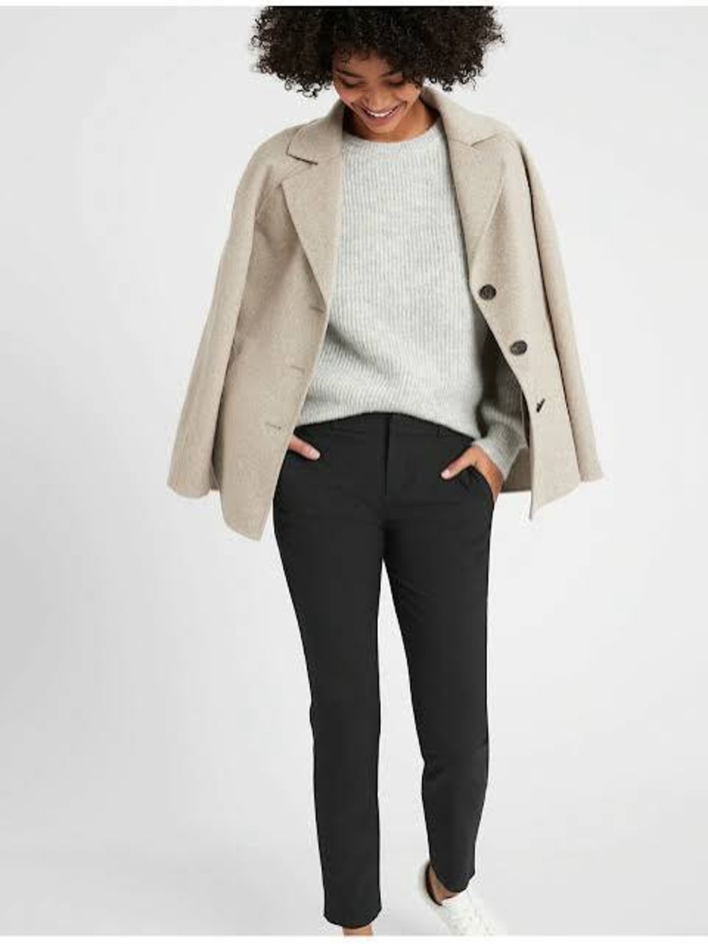 Banana Republic Avery Wool Ankle Pants
